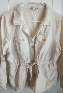 Linen Crop Jacket